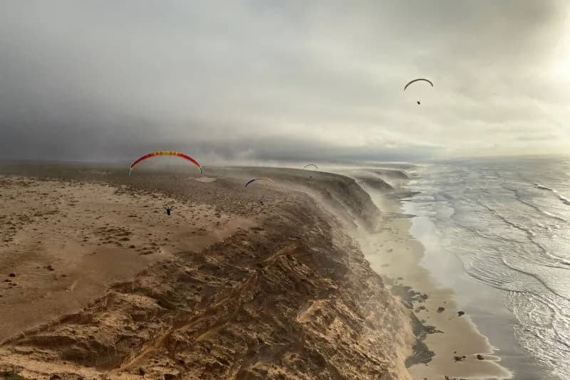 Flying in Aglou